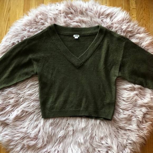 green garage knit sweater - Picture 1 of 3